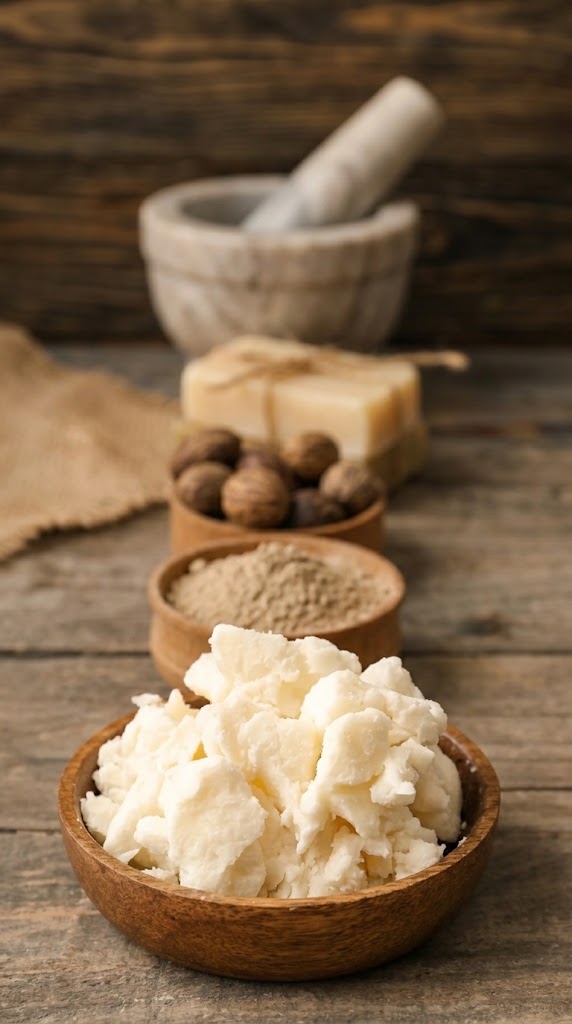Shea Butter: Restoring Lipids, Elasticity, and Moisture in Damaged Hair