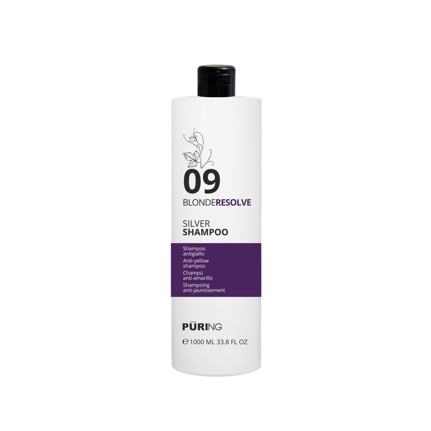 Puring 09 Blonde Resolve Silver Shampoo