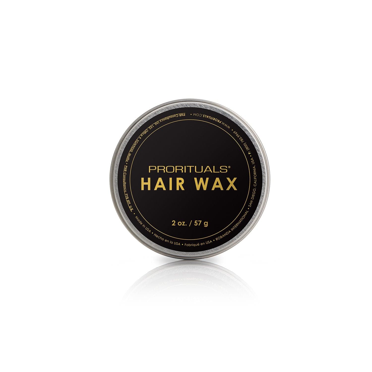 Prorituals Hair Wax SULFATE FREE   FIRM HOLD, MATTE FINISH