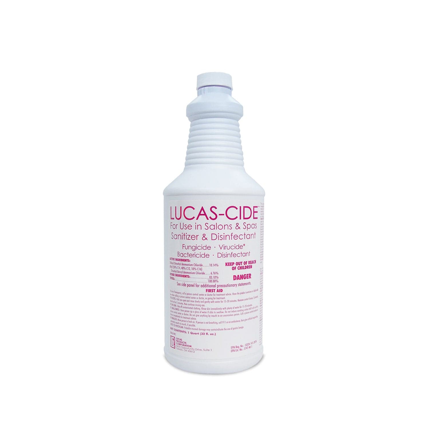 LUCAS-CIDE Salon & Spa Sanitizer Disinfectant